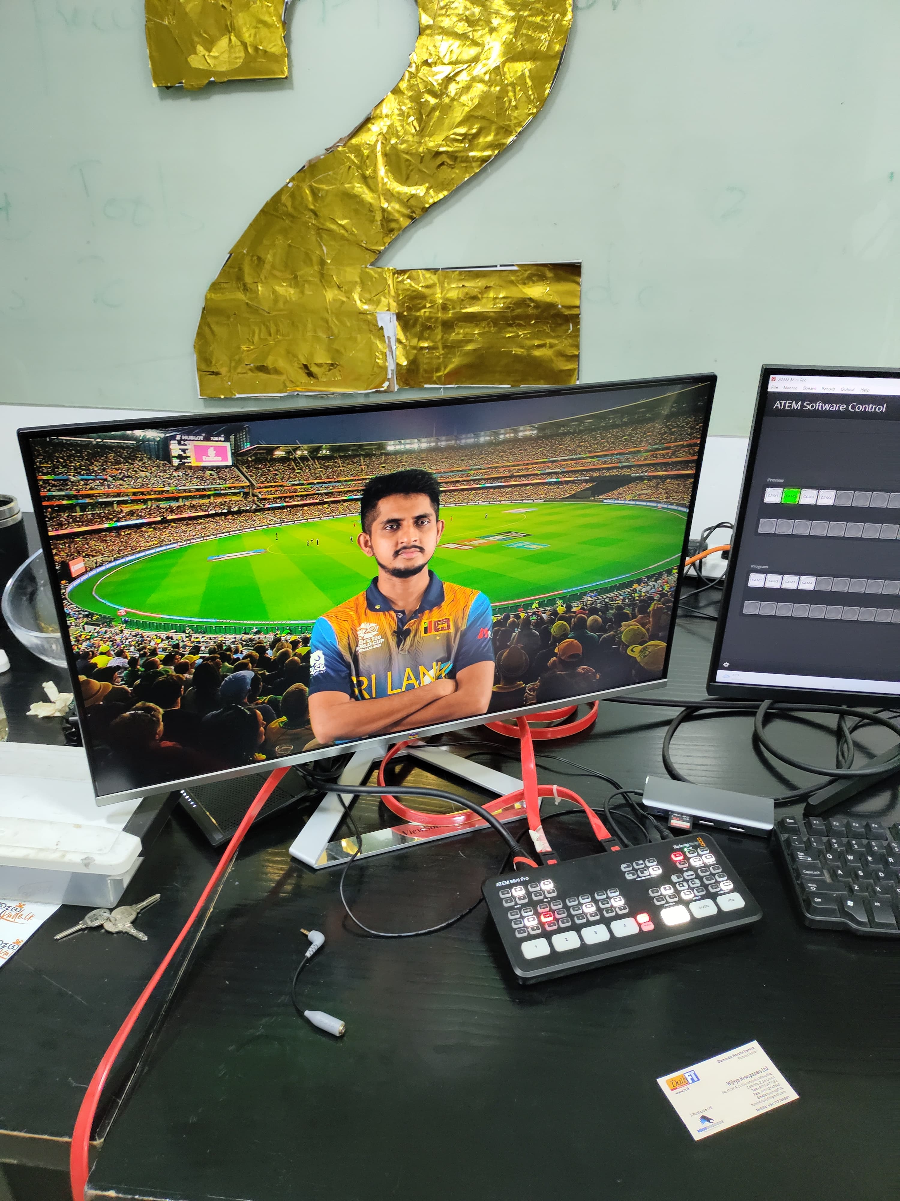 Blackmagic ATEM Mini Pro Video Switcher in action 3
