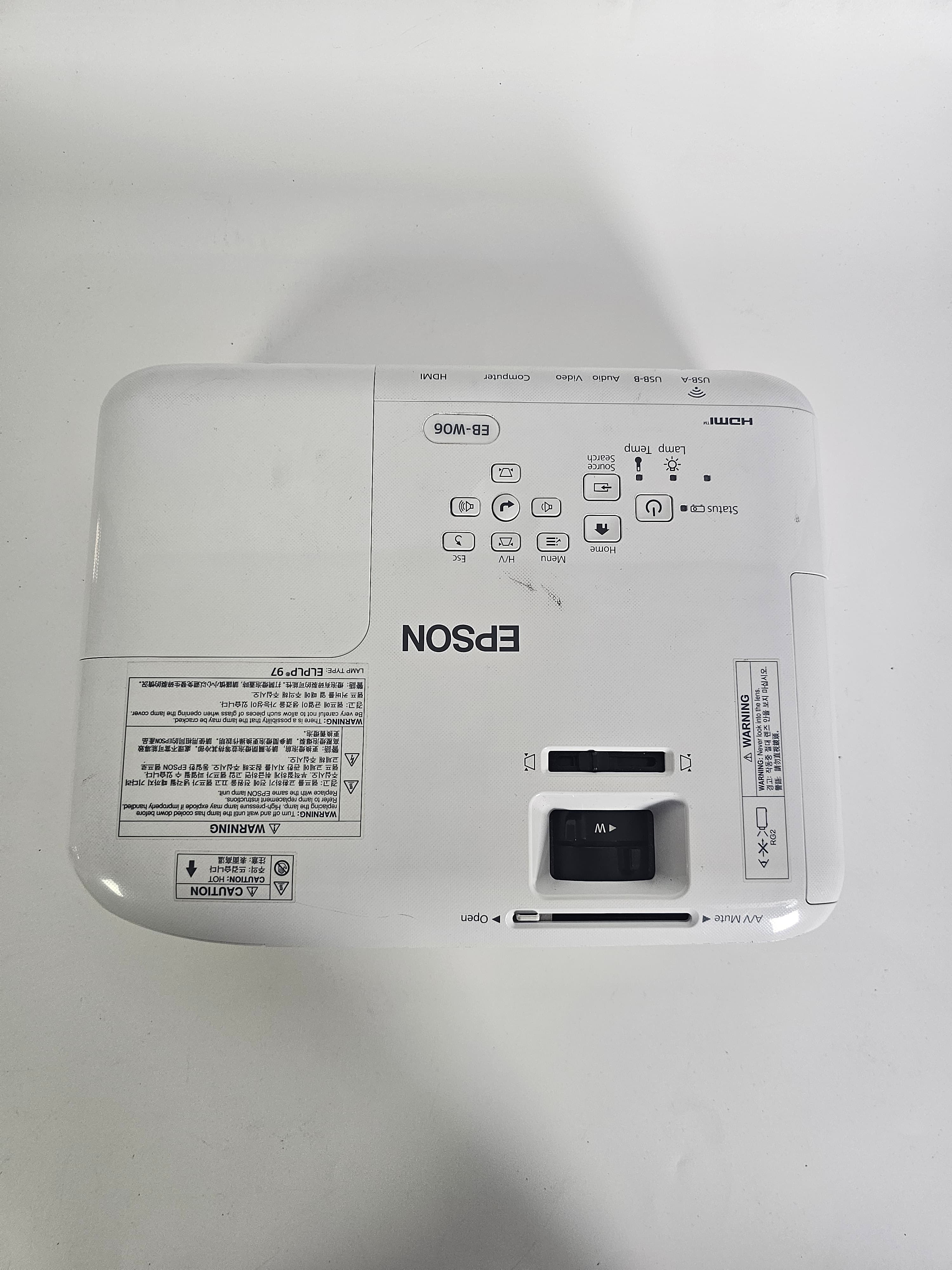 Epson EB-W06 Projector 3700 Lumens WXGA in action 2