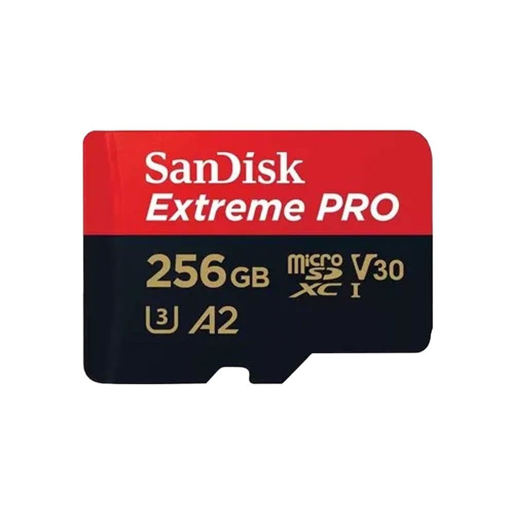 Rent a SanDisk Extreme PRO 256GB microSD card with SD adapter in Colombo from Rentitem.lk