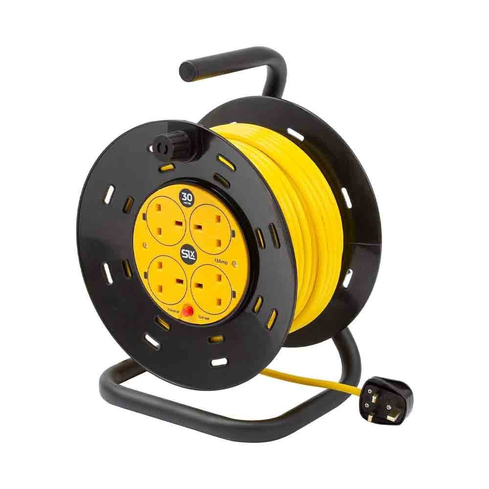 Rent Power Extension Cable Reel 4 Way / 30 Meter in Sri Lanka - Sounds from Rentitem.lk - thumbnail 4