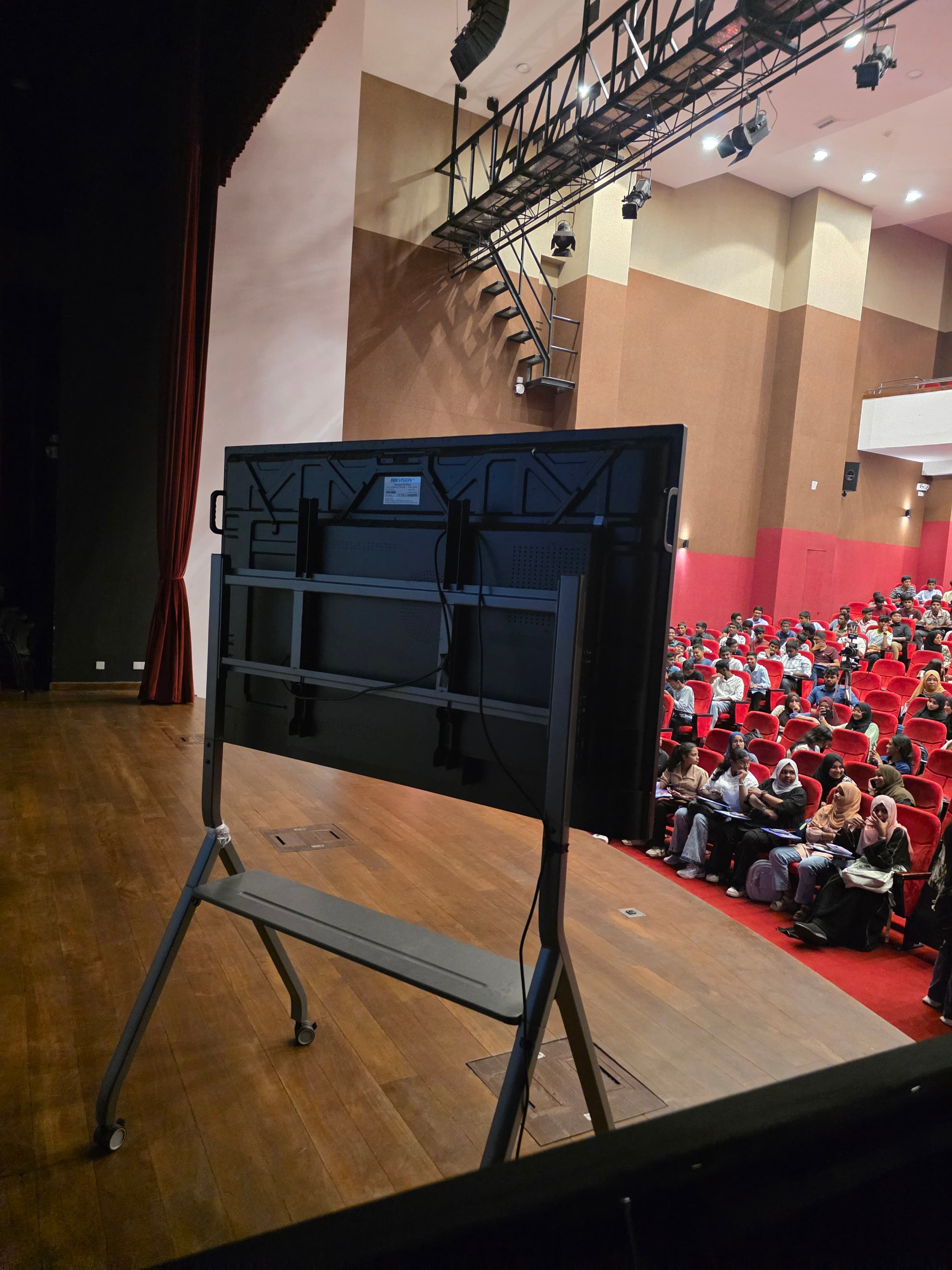 75-inch Smart Board Setup in action 1