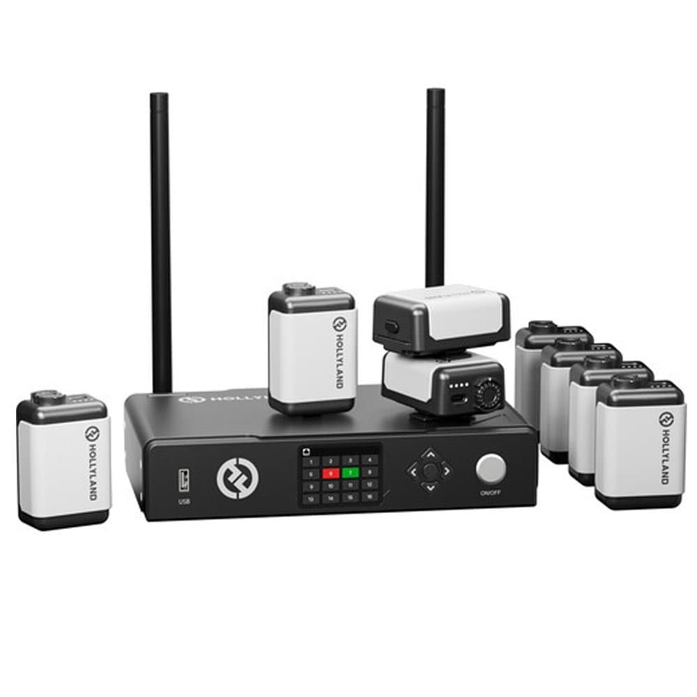Rent Hollyland Wireless Tally System-8 Lights Wireless Tally Light System for Video Switchers 8-light kit Black in Sri Lanka - Videography from Rentitem.lk