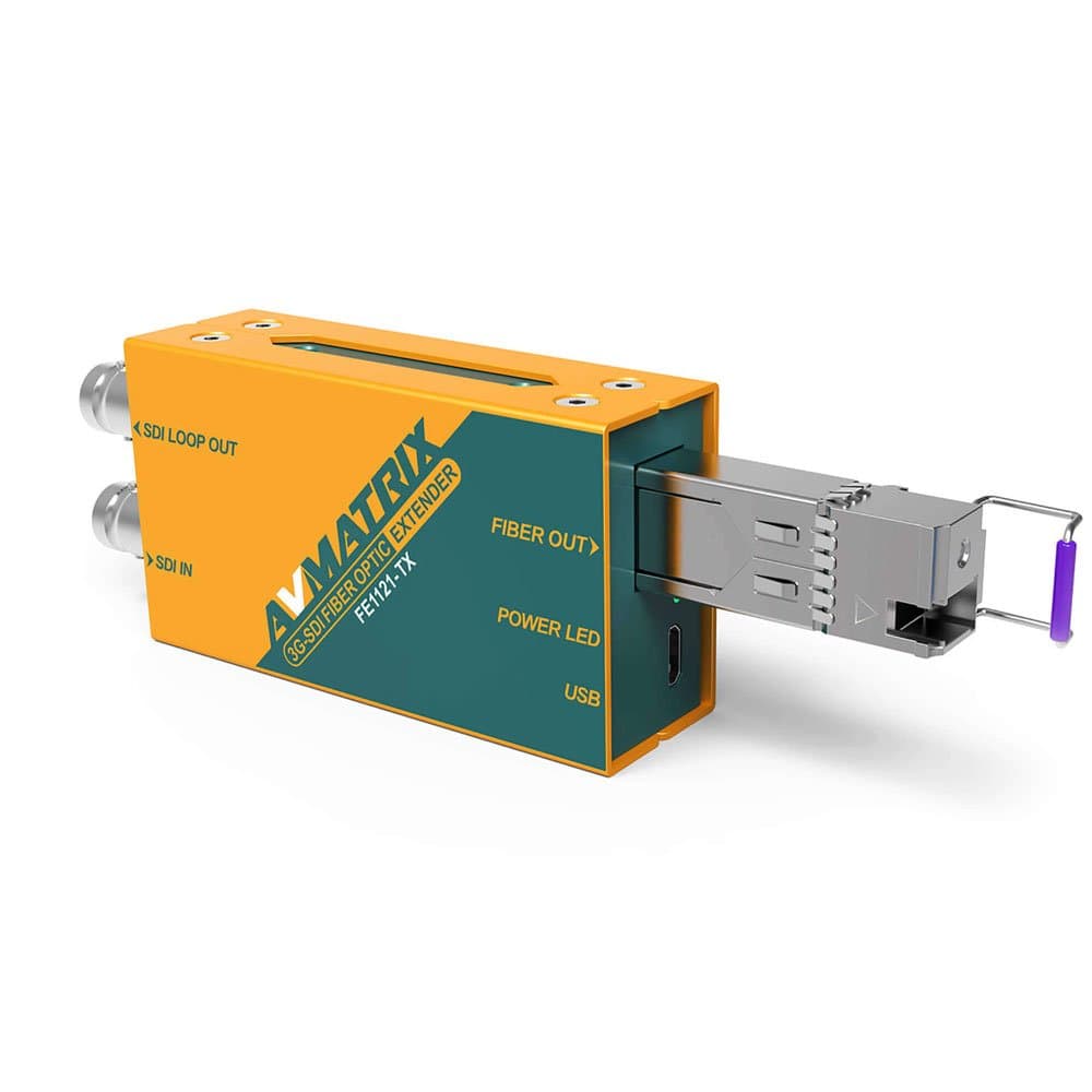 AVMATRIX 3G-SDI fibre optic extender system with BNC SDI in and out for rent in Colombo, Sri Lanka from Rentitem.lk - thumbnail 3