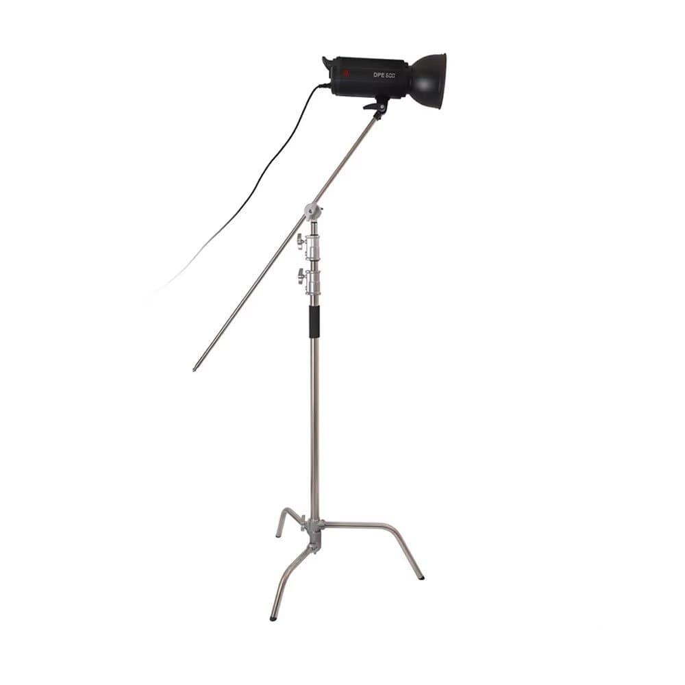 Rent a stainless steel foldable C-stand and heavy light stand in Colombo, Sri Lanka, from Rentitem.lk - thumbnail 2