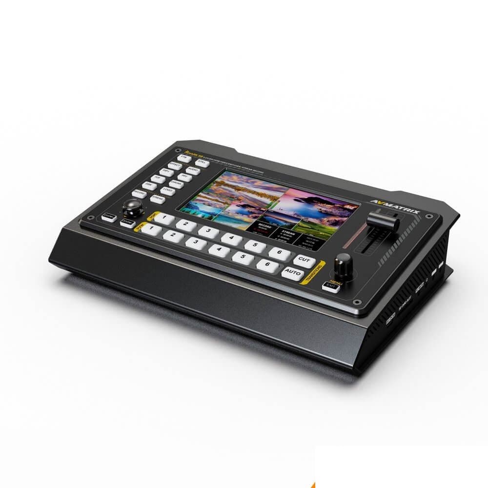 Rent the AVMATRIX SHARK S6 6-channel all-in-one video mixer in Colombo from Rentitem.lk