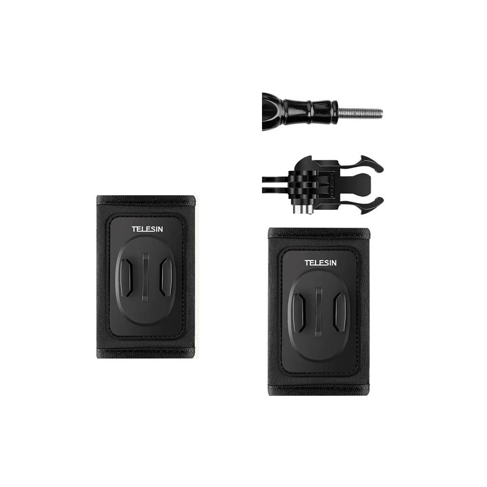 Rent the TELESIN 360 rotation backpack strap mount for action cameras in Colombo, Sri Lanka from Rentitem.lk - thumbnail 3