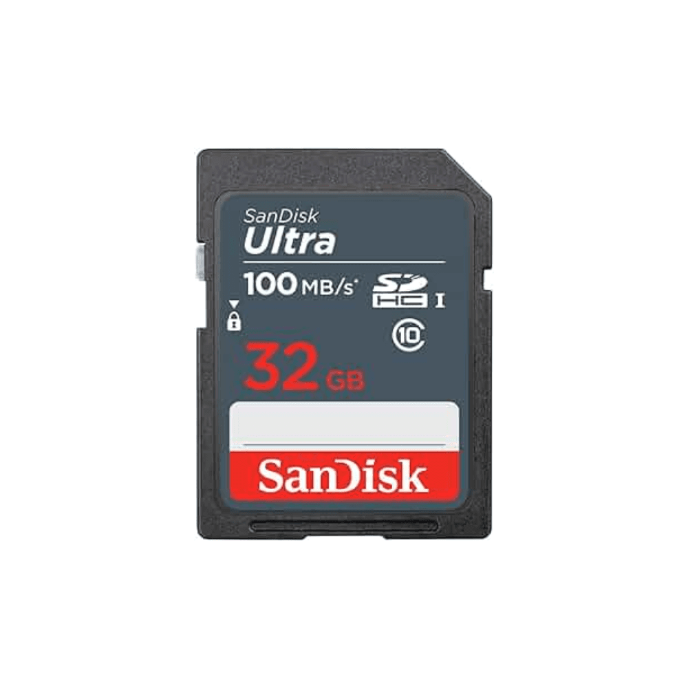Rent a SanDisk Ultra 32GB SDHC UHS-I SD memory card in Colombo from Rentitem.lk