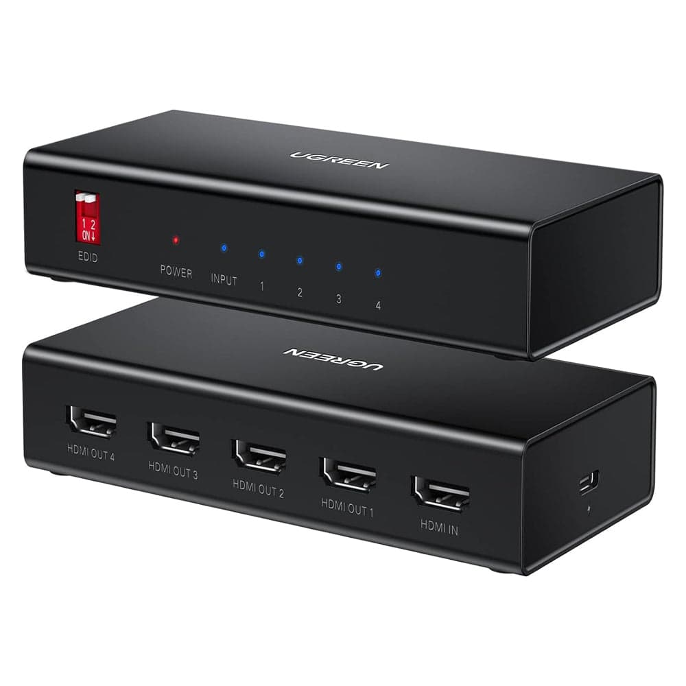 Rent a UGREEN 1-in-4 HDMI splitter in Colombo from Rentitem.lk