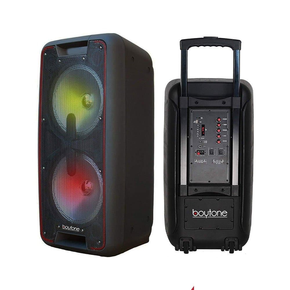 Portable Rechargeable Bluetooth Party Speaker System - Boytone