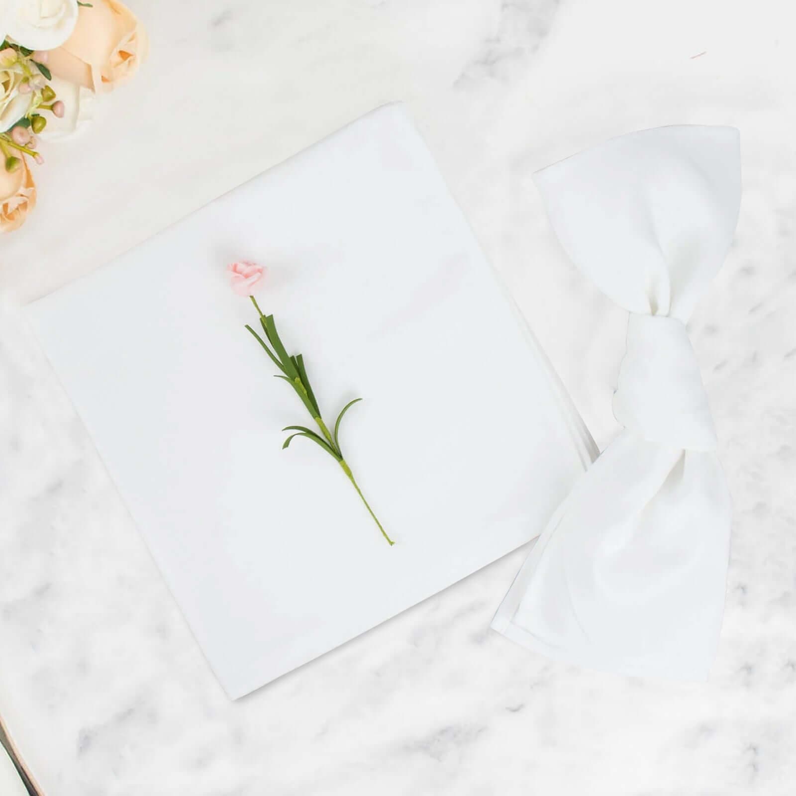 Rent Table Napkins - White in Sri Lanka from Rentitem.lk