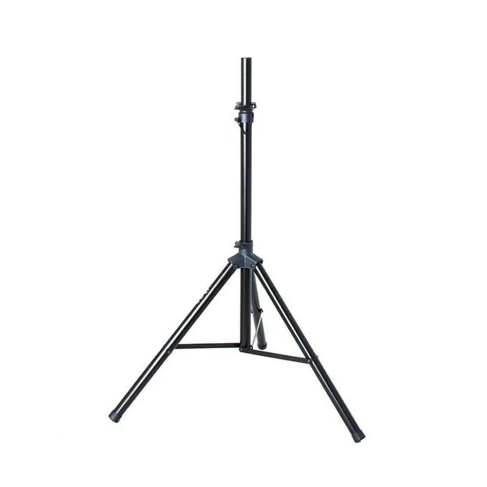 Rent a heavy-duty black steel speaker tripod stand with 35mm pole in Colombo from Rentitem.lk