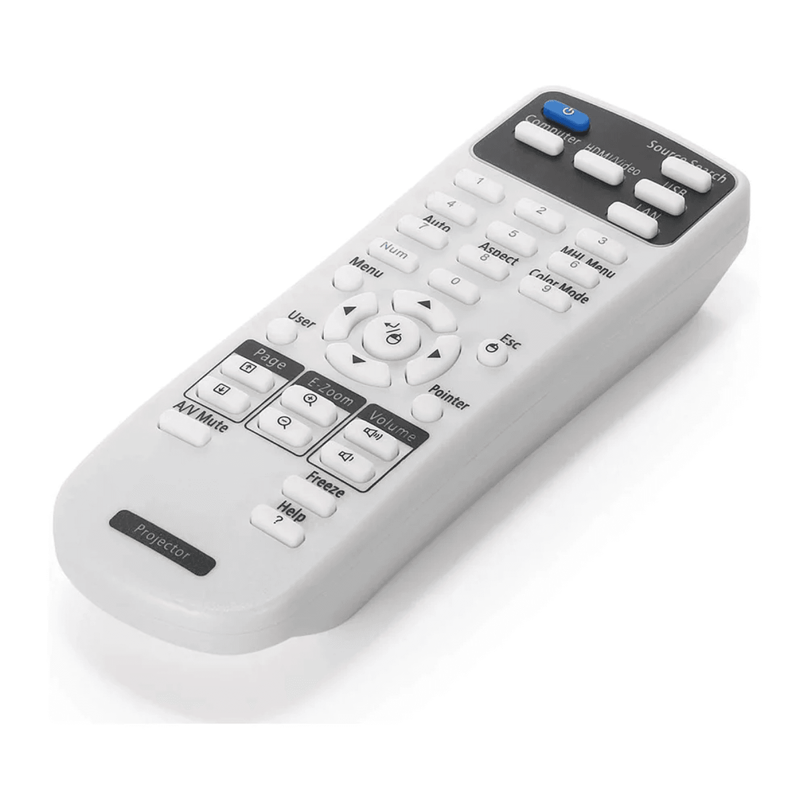 Genuine black Epson EB-W06 projector remote control for rent in Colombo from Rentitem.lk