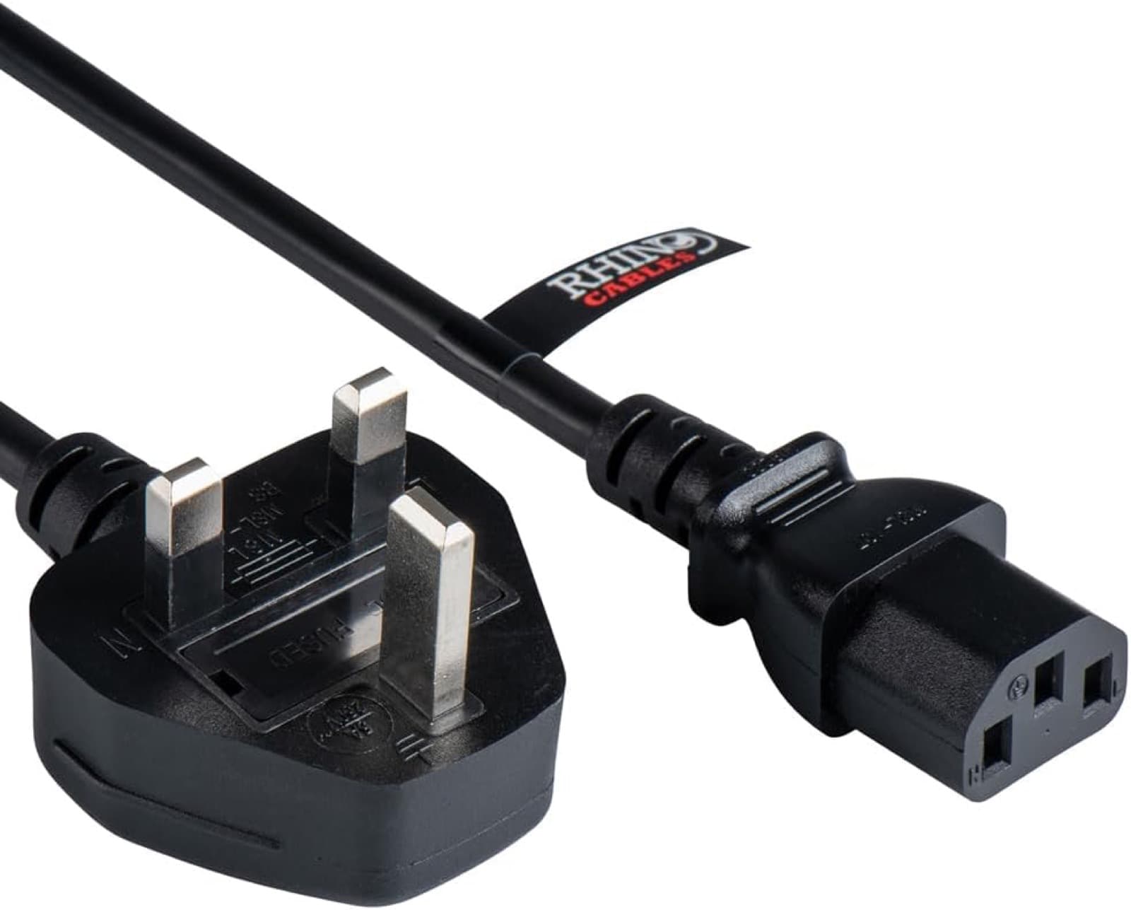 Rent a black 16A IEC C13 power cable 1.5m in Colombo from Rentitem.lk