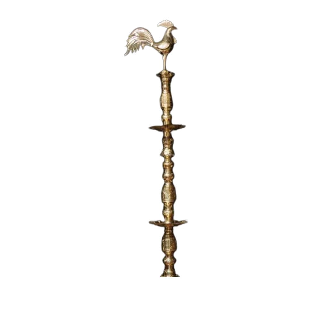 Rent Ceremonial Brass Oil Lamp Warm Flame (open wick) Light in Sri Lanka - Party & Event from Rentitem.lk - thumbnail 4