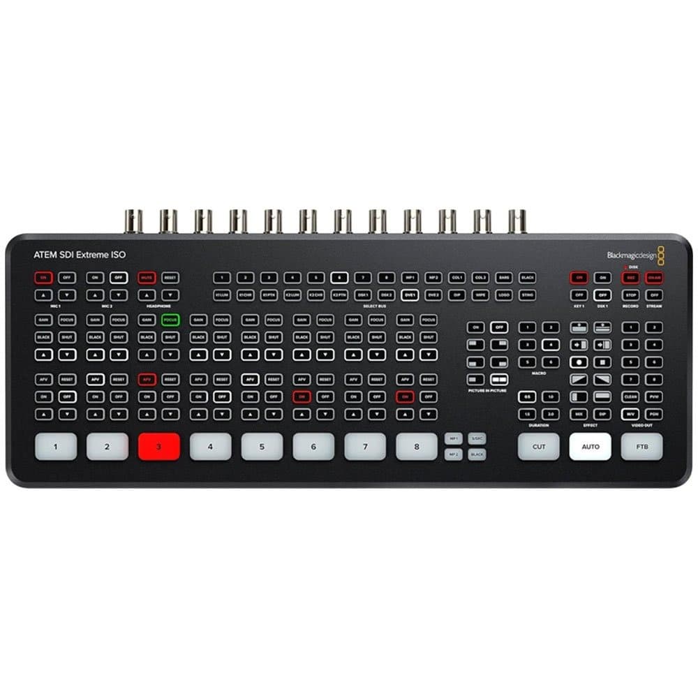 Rent the Blackmagic ATEM SDI Extreme ISO 8-channel SDI switcher in Colombo from Rentitem.lk