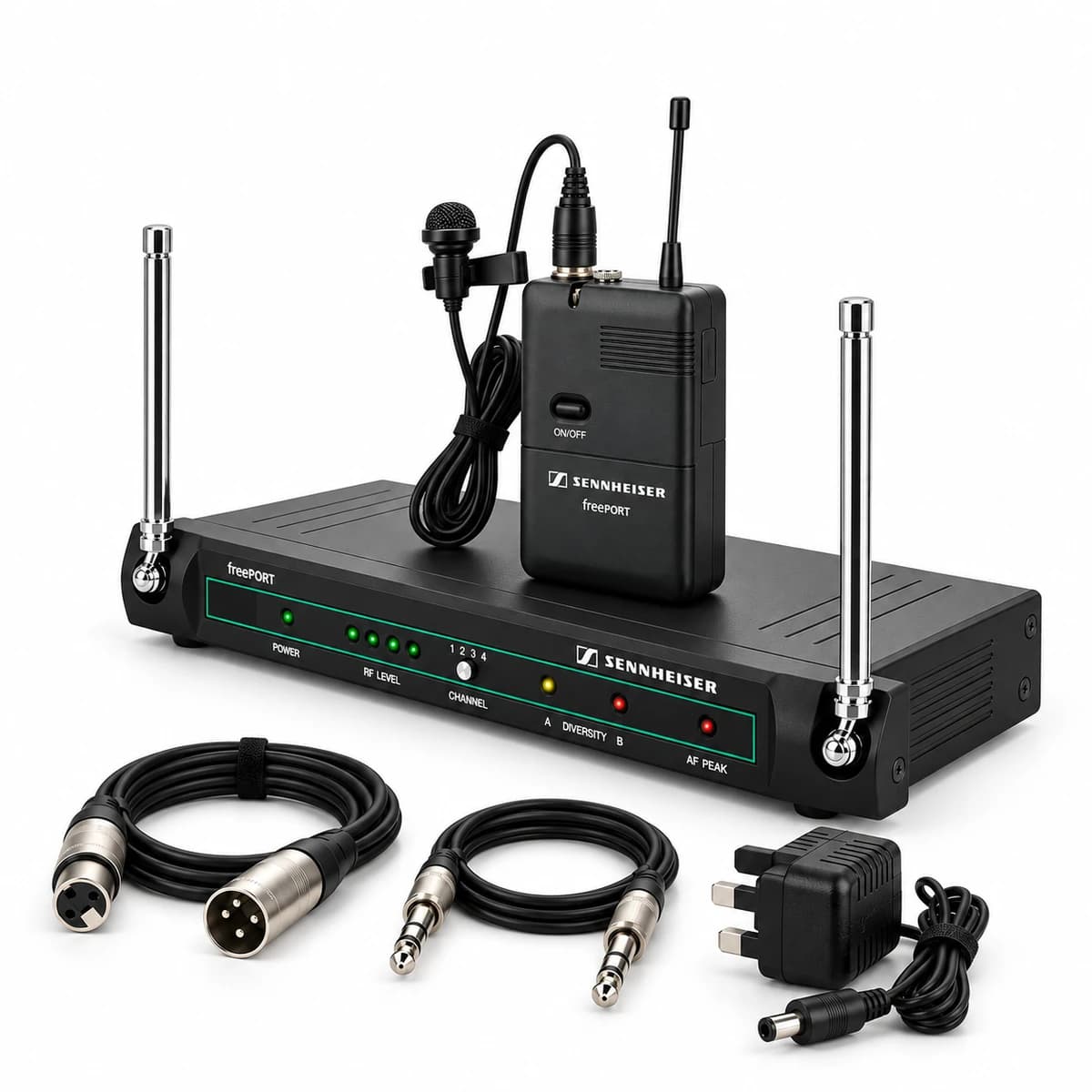 Sennheiser freePORT Collar Microphone Setup — view 1