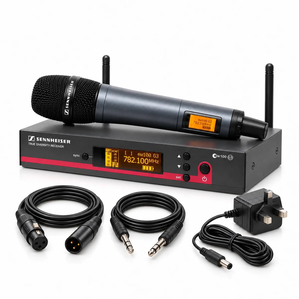 Sennheiser EW100 G3 Wireless Handheald Microphone Setup Rent — view 1