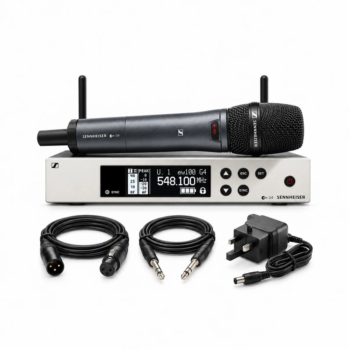 Rent Sennheiser EW100 G4 Wireless Handheald Microphone Setup rental package in Sri Lanka - Sounds from Rentitem.lk