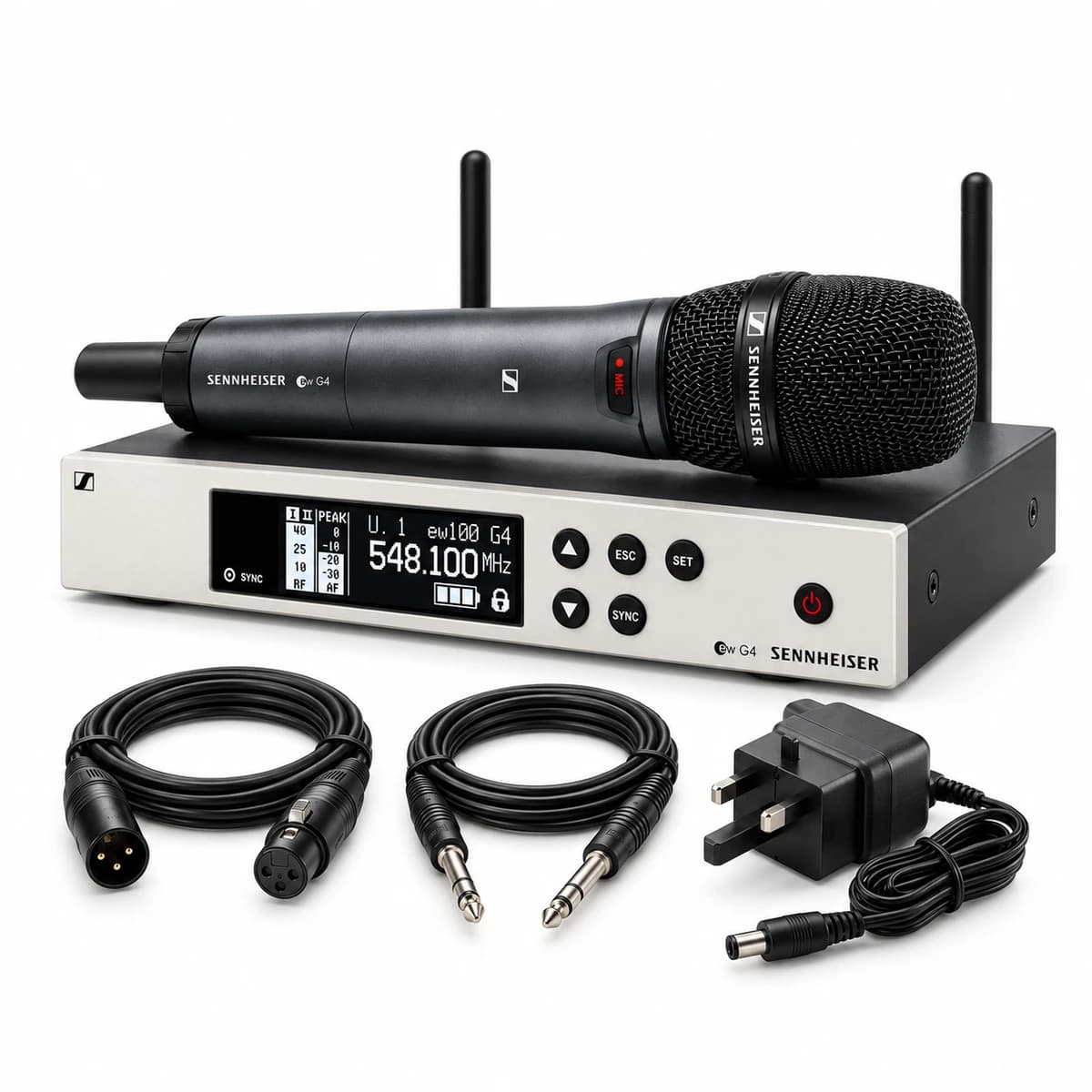 Sennheiser EW100 G4 Wireless Clip-on Microphone Setup — view 1