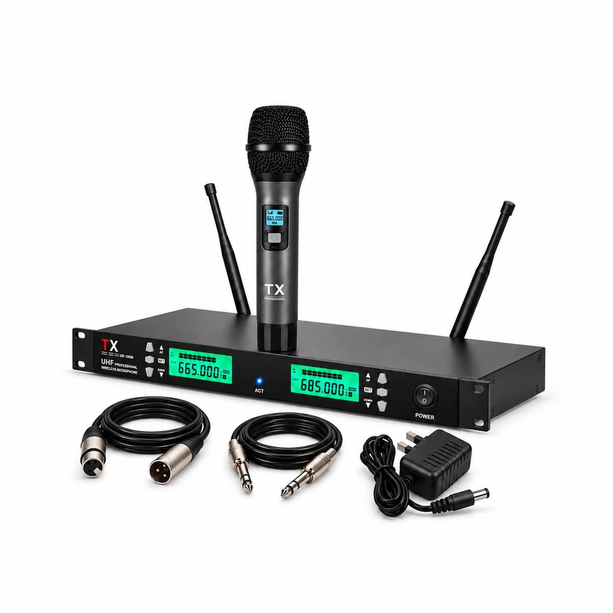 TX Single Handheld Microphone Setup — view 2