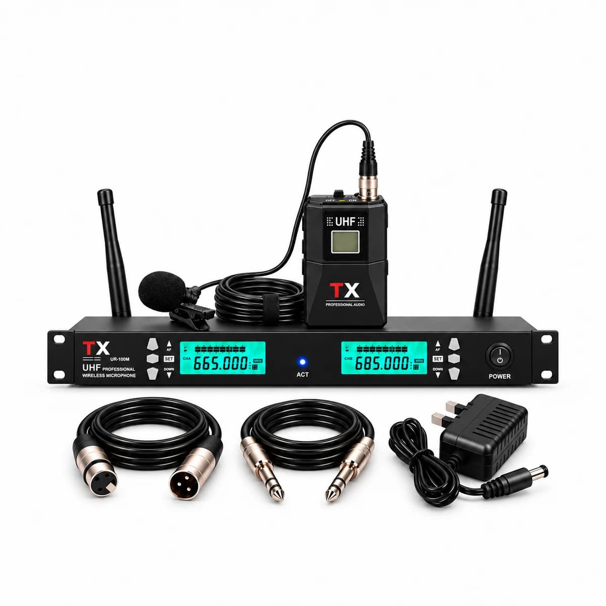 TX Single Clip-On Microphone Setup for rent — Rentitem.lk