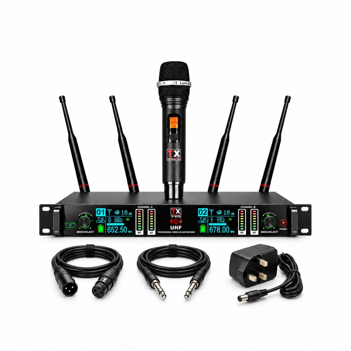 TX Single Handheld Microphone (New Model) Setup for rent — Rentitem.lk