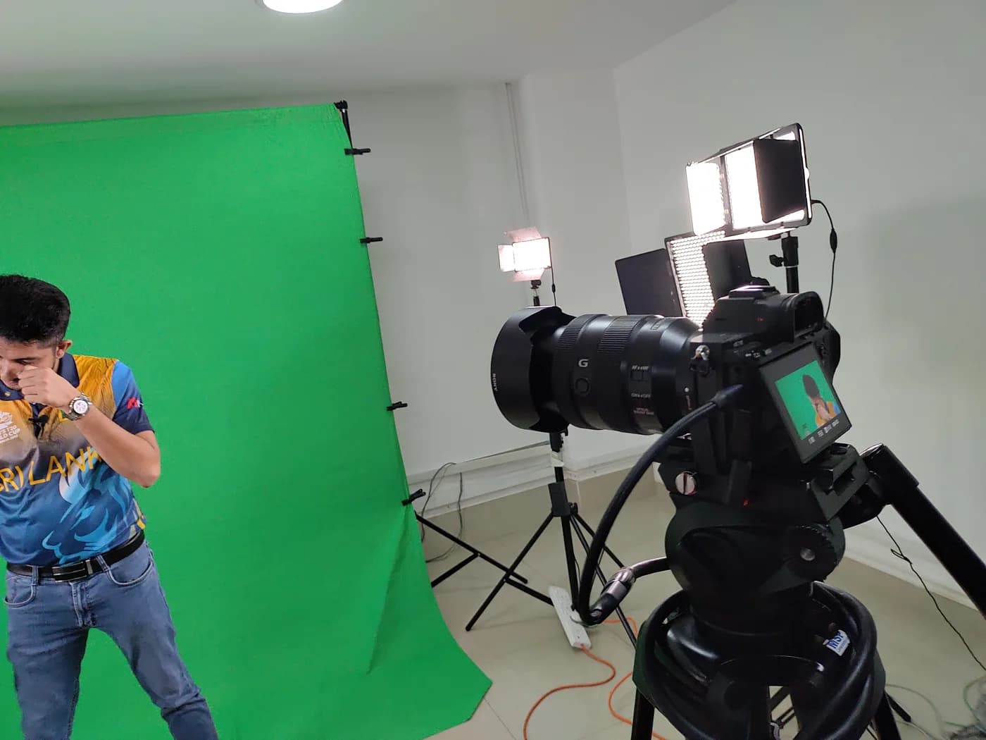 Green Screen Background System 10x8 Feet Rental — actual unit photo 02