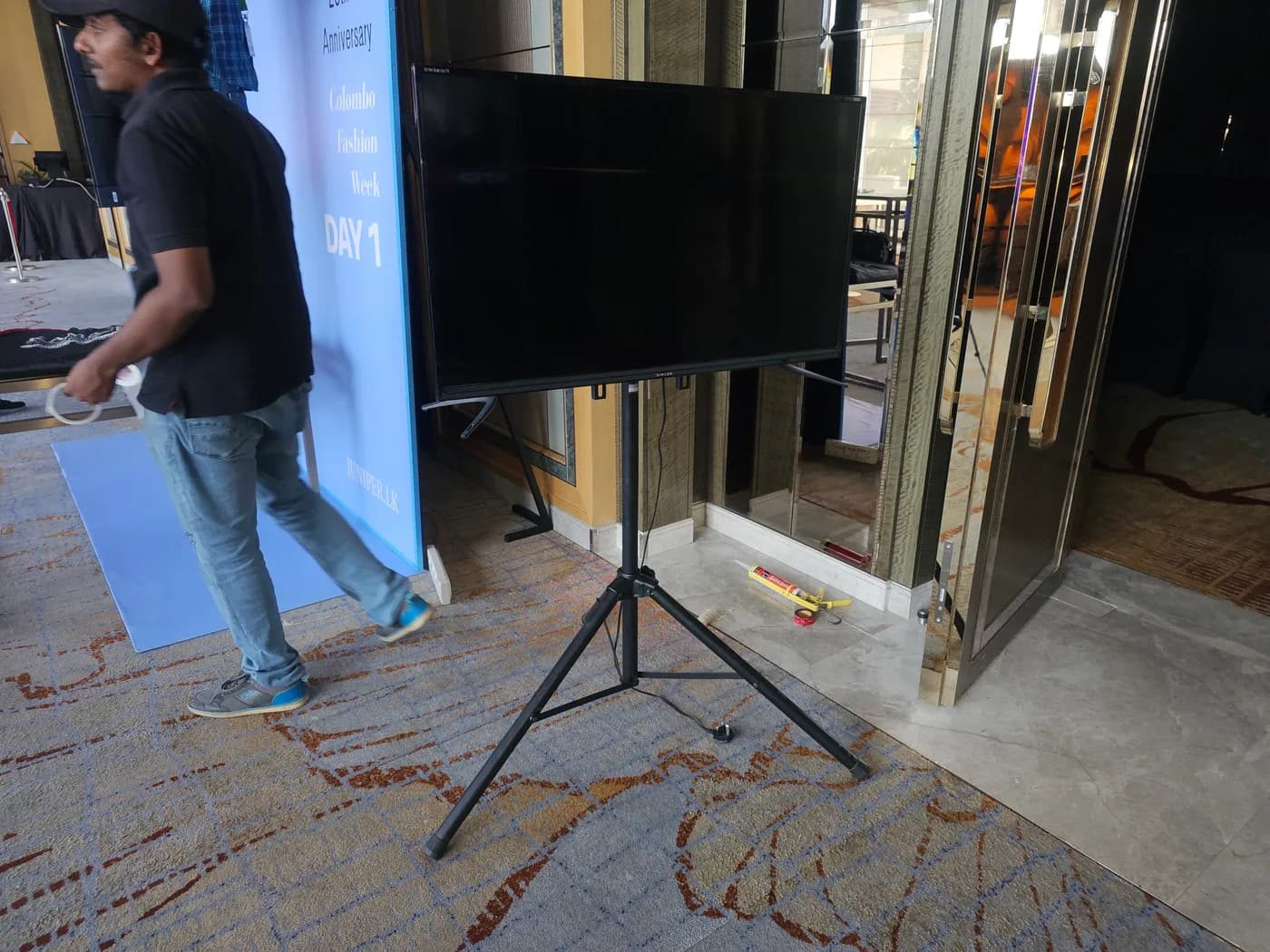 55 Inch 4K Android Smart TV Setup — actual unit photo 03