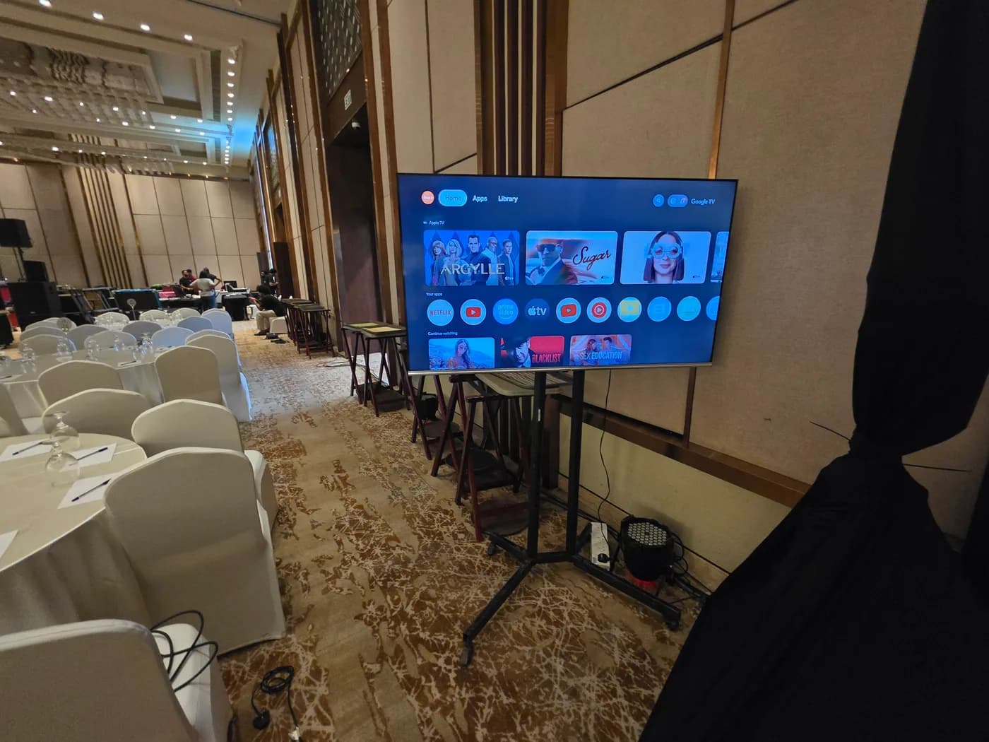 55 Inch 4K Android Smart TV Setup — actual unit photo 06