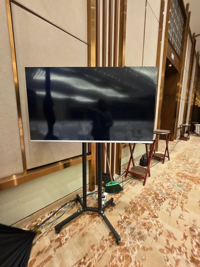55 Inch 4K Android Smart TV Setup — actual unit photo 07