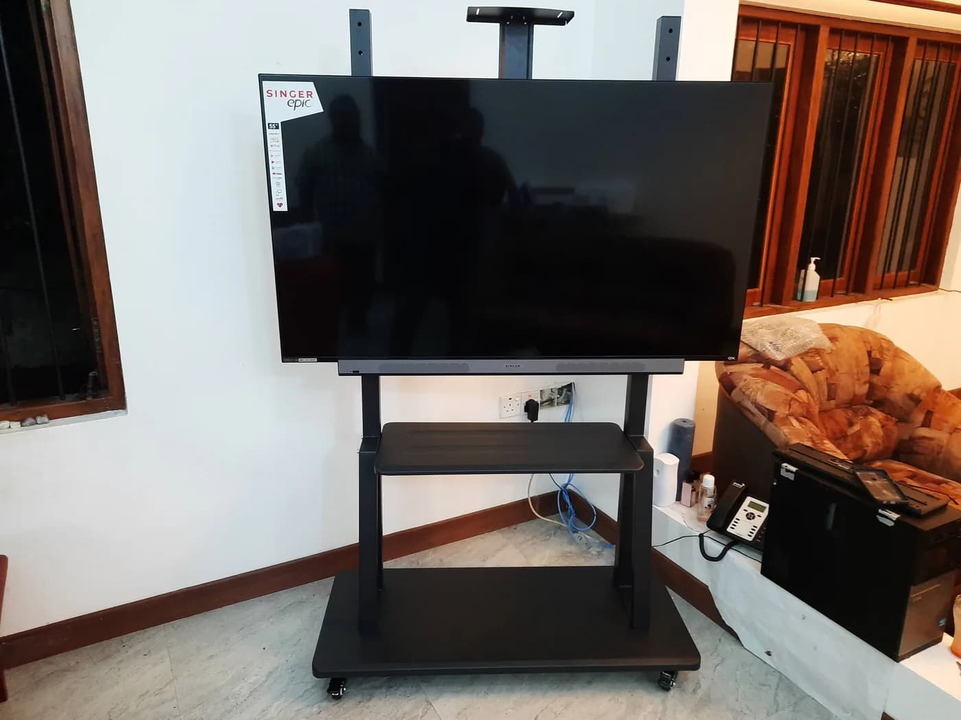 65 Inch 4K Android Smart TV Setup Colombo — actual unit photo 01