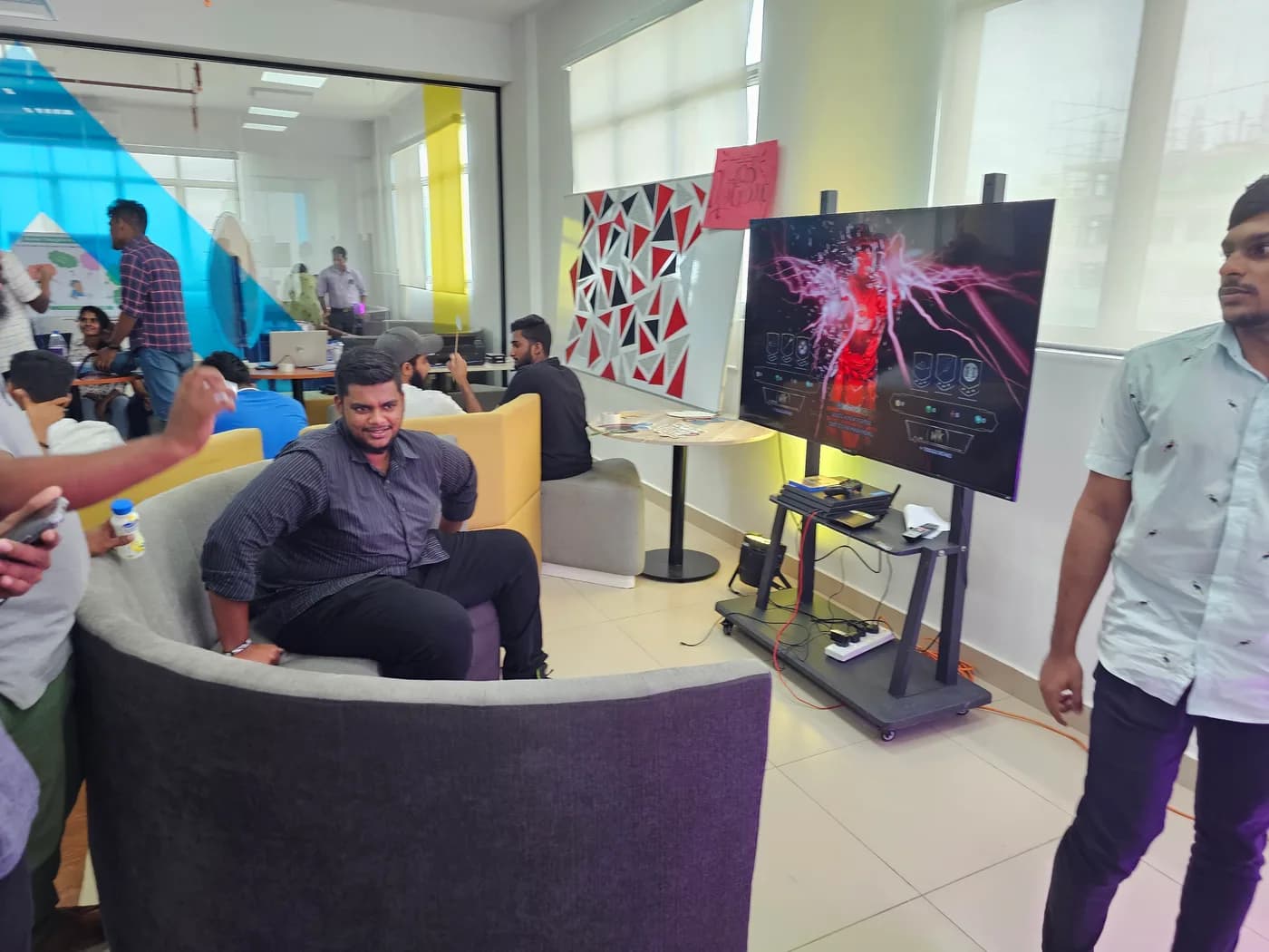 65 Inch 4K Android Smart TV Setup Colombo — actual unit photo 09