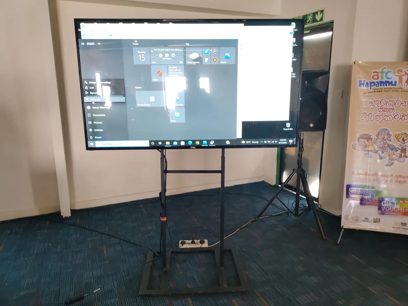 65 Inch 4K Android Smart TV Setup Colombo — actual unit photo 12