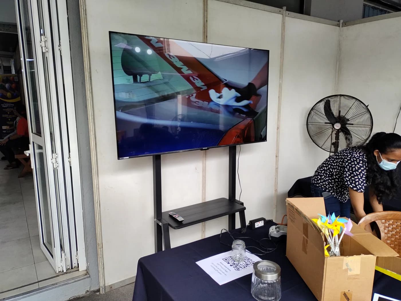 65 Inch 4K Android Smart TV Setup Colombo — actual unit photo 13