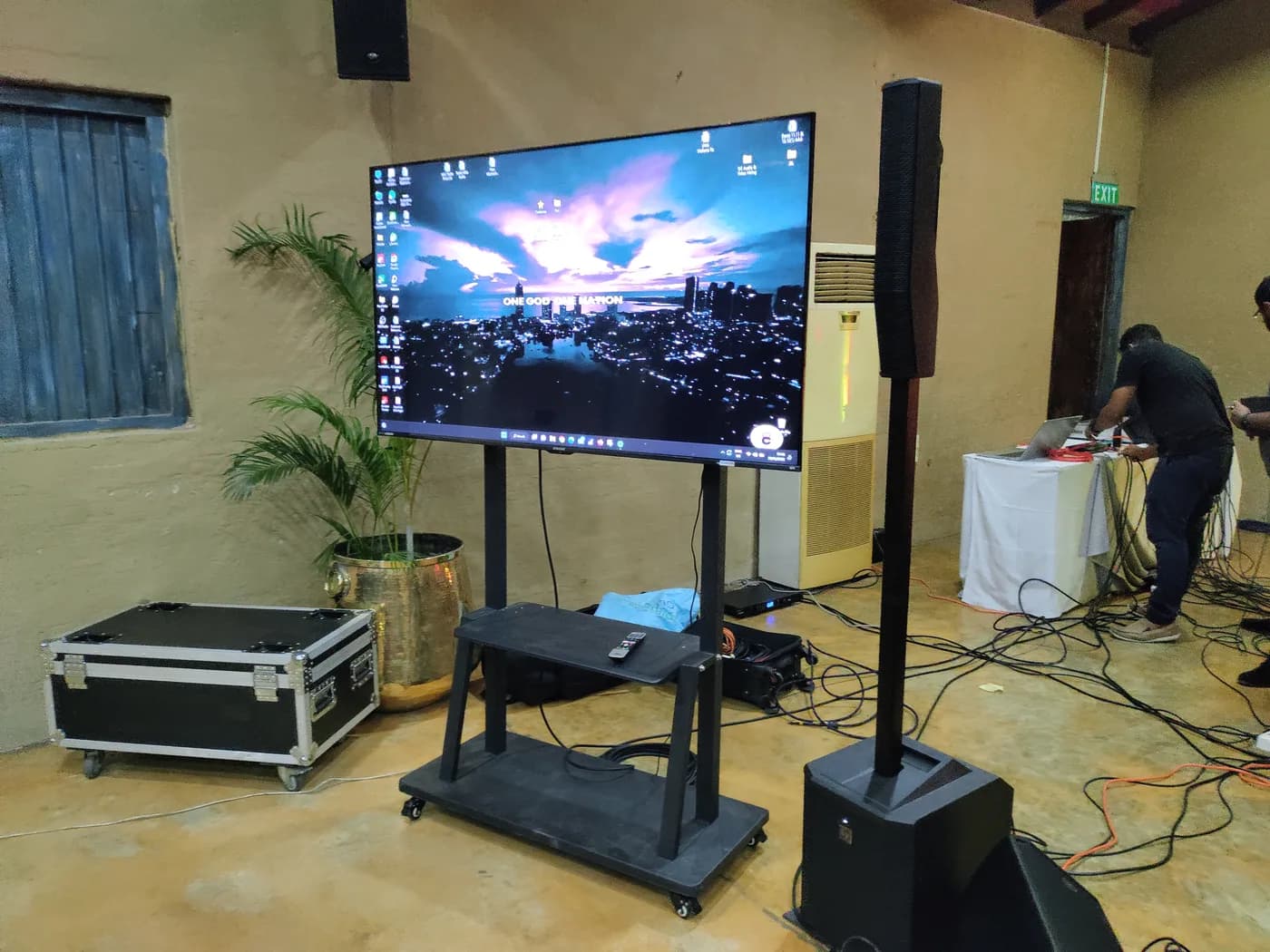 65 Inch 4K Android Smart TV Setup Colombo — actual unit photo 16