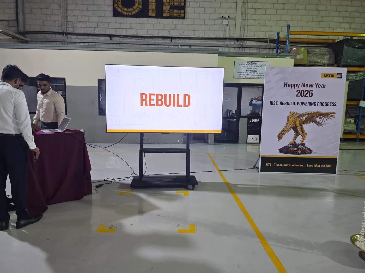 85 Inch Smart Board Setup Rental — actual unit photo 01