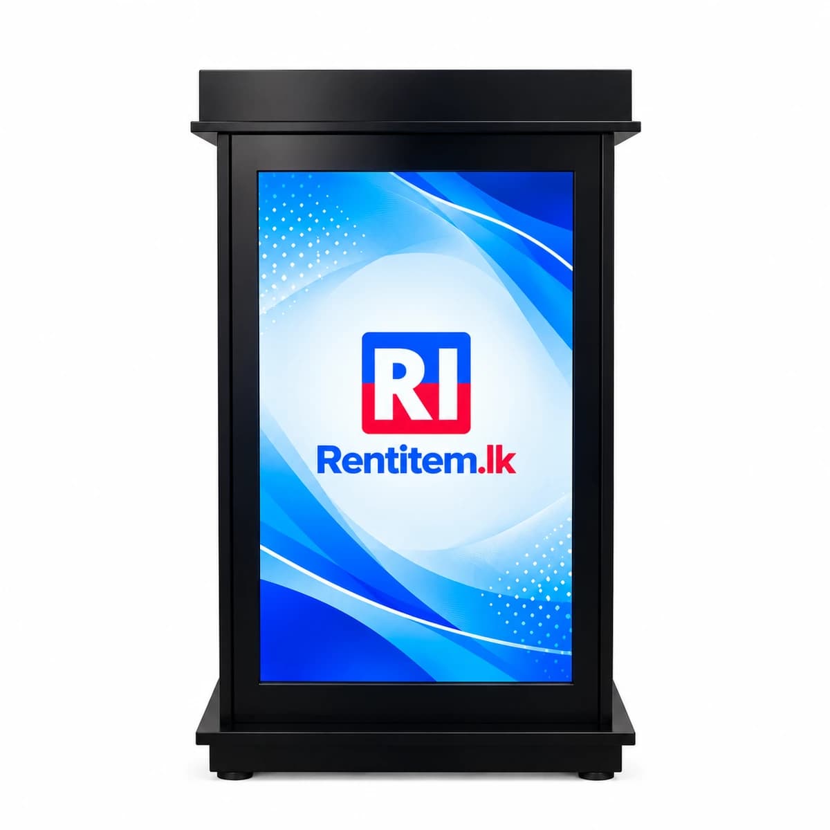 Digital Screen Podium Setup for rent — Rentitem.lk