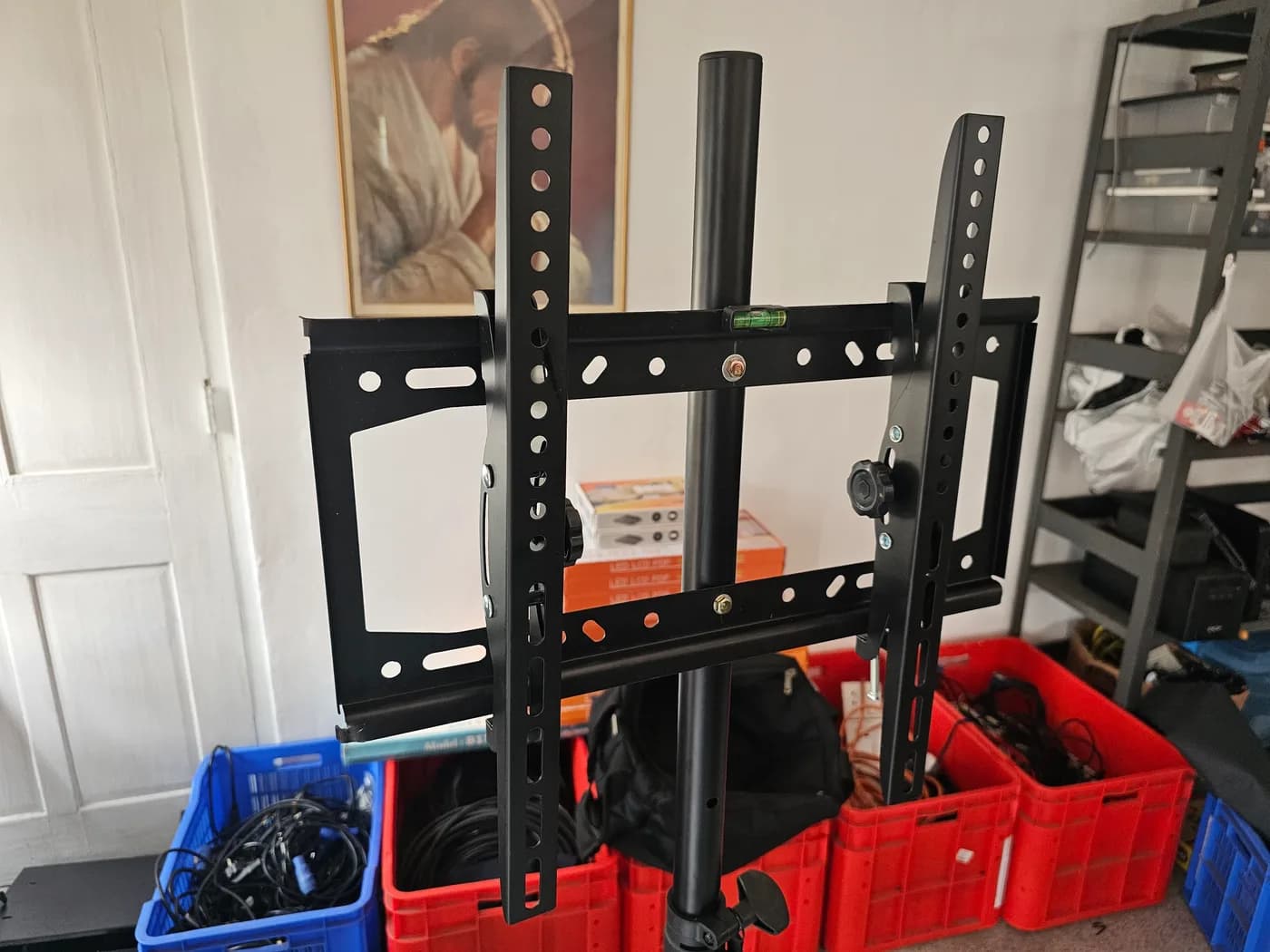 TV Tripod for rent - TV Tripod Stand Heavy Duty — actual unit photo 07