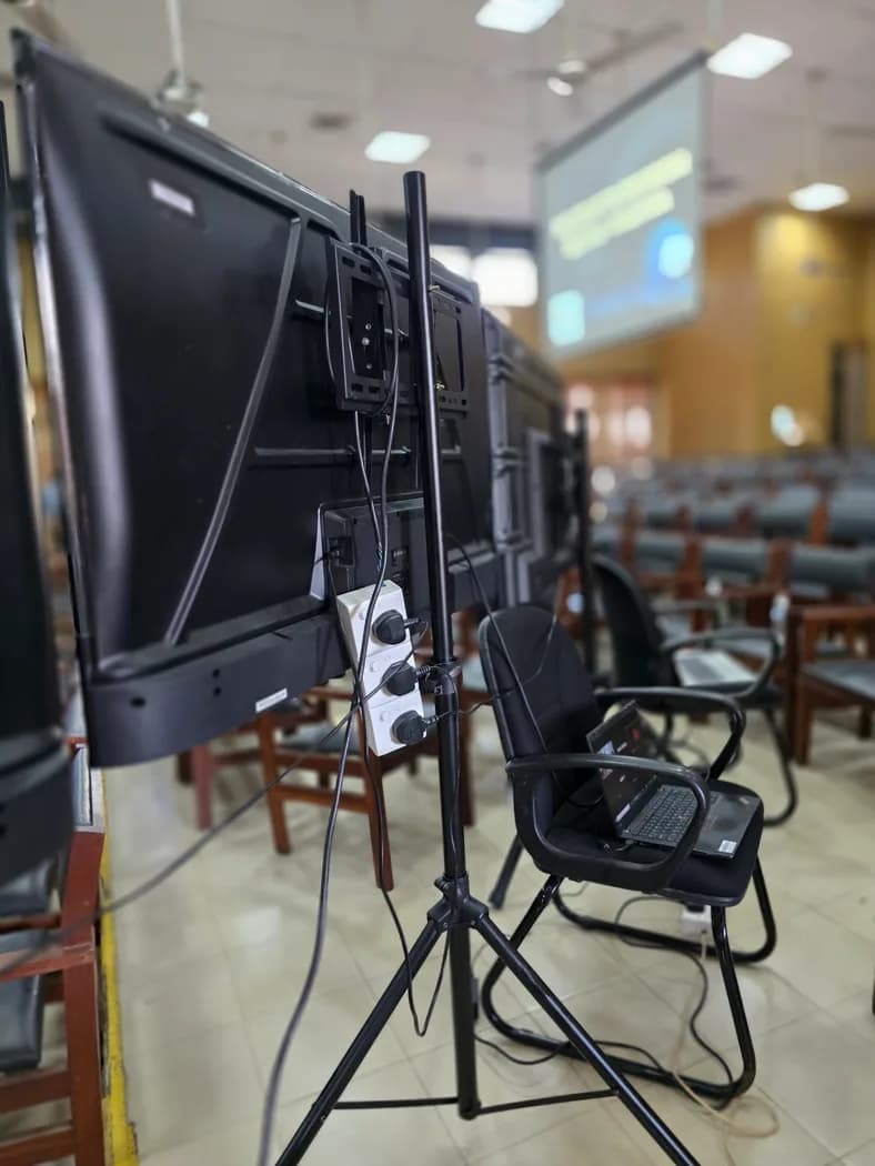TV Tripod for rent - TV Tripod Stand Heavy Duty — actual unit photo 09
