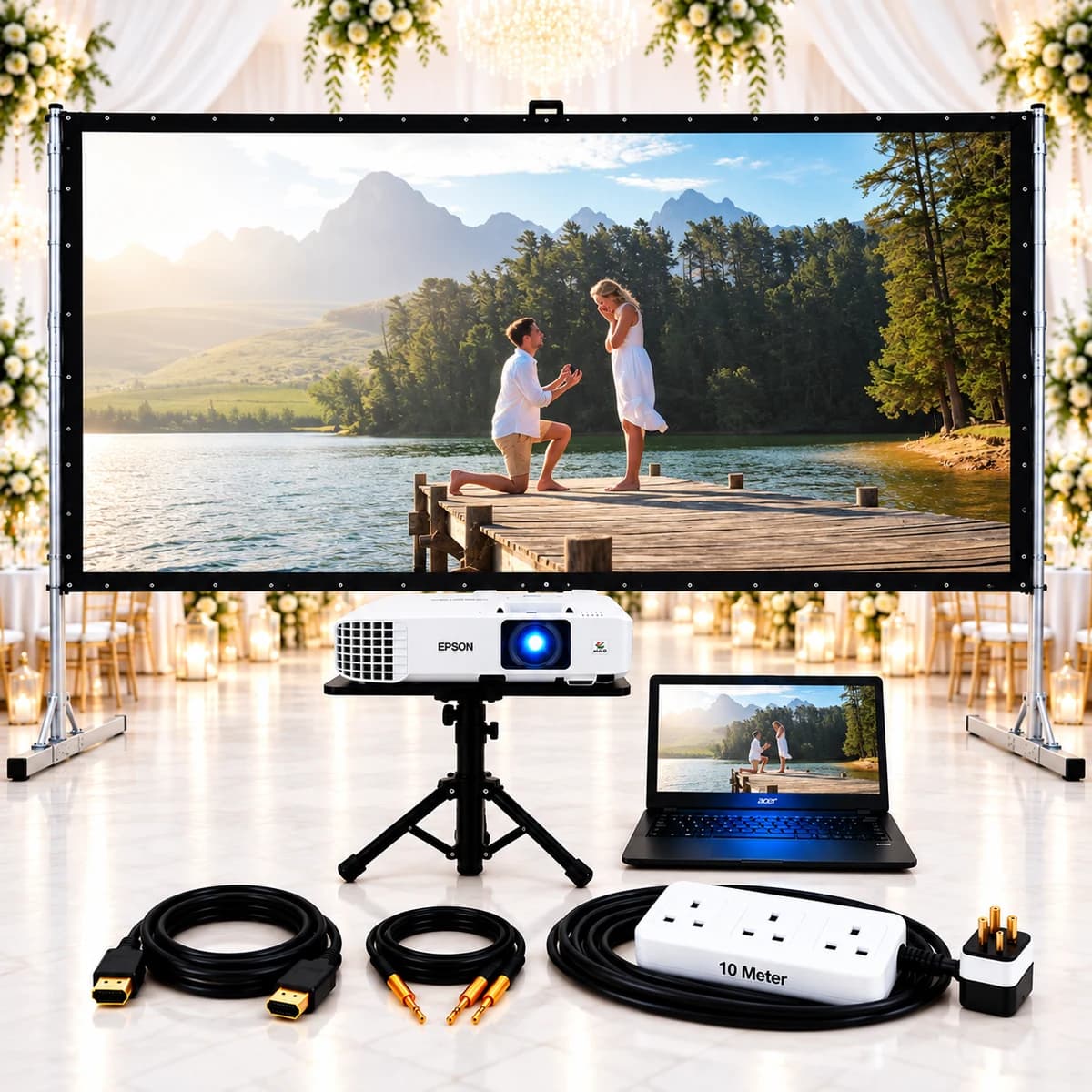 Rent the Majestic Moments Engagement Projection Package in Sri Lanka from Rentitem.lk