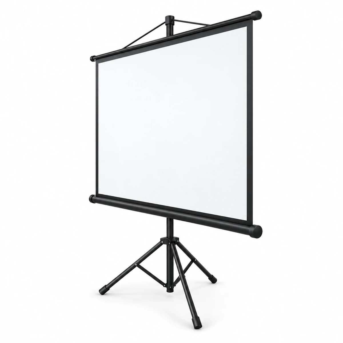 5 x 5 Ft Tripod Projector Screen — view 2
