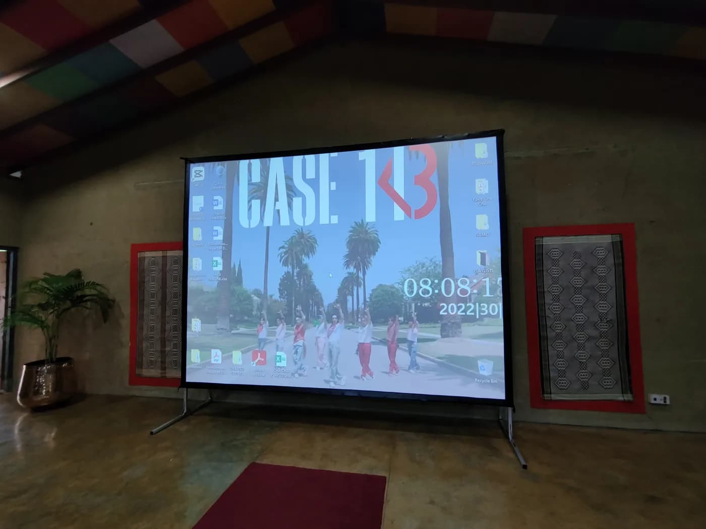 10 x 8 Ft Fast Fold Screen Colombo — actual unit photo 05