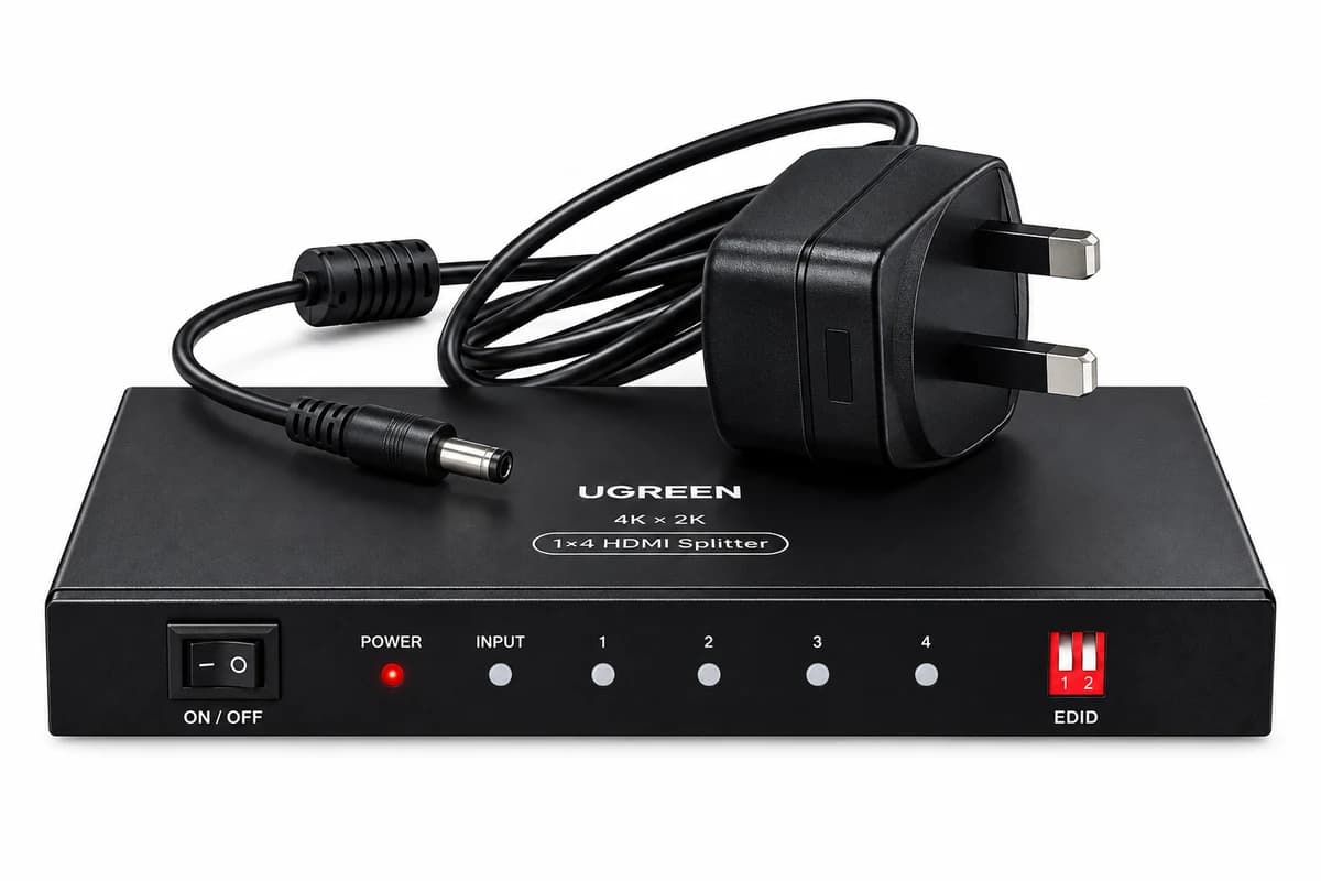 1 in 4 Out HDMI Splitter — view 2