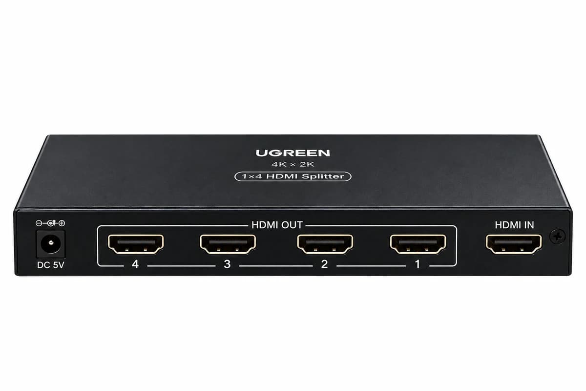 1 in 4 Out HDMI Splitter — view 3