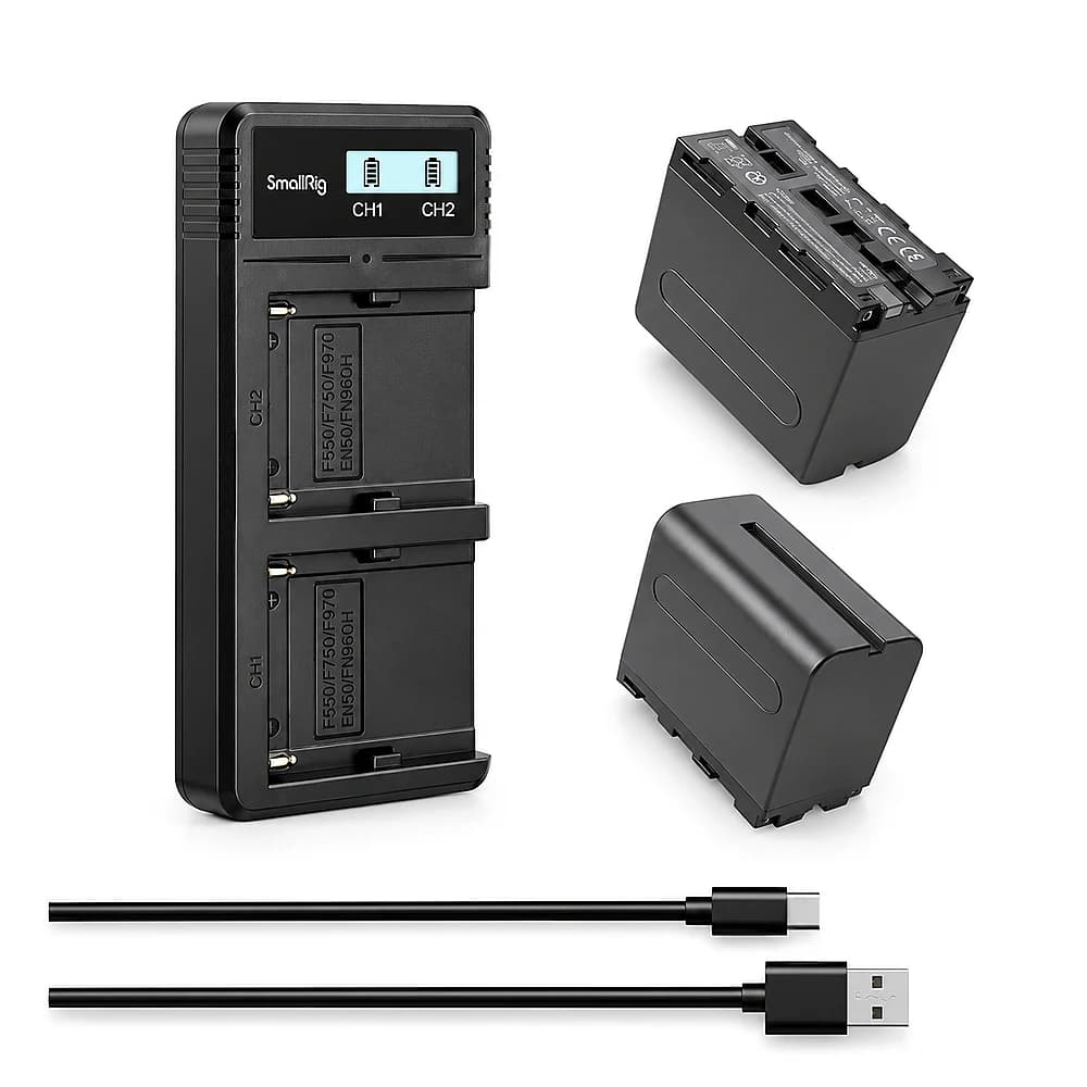 NP-F970 Dual Battery Charger for Sony L-Series — view 4