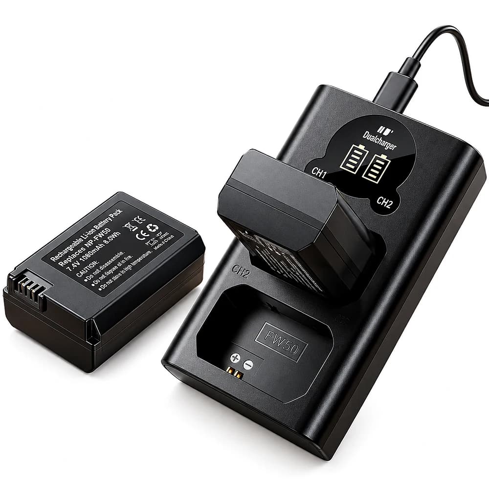 Sony NP-FW50 Battery Charger — view 2