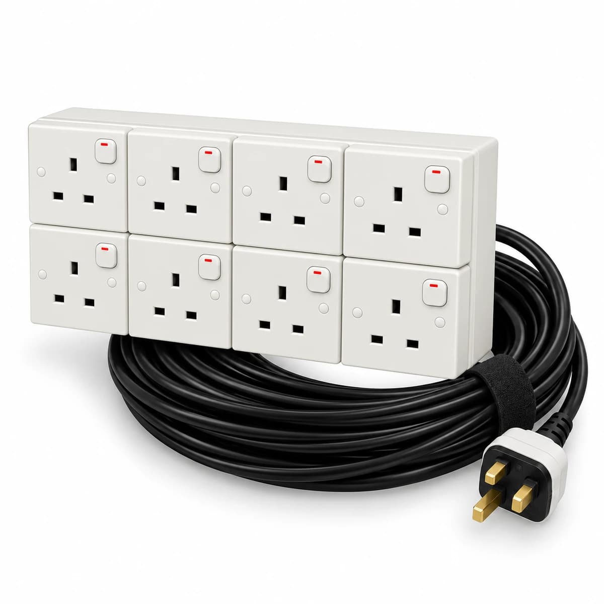 Power Extension Cord with 8 Socket 10 Meter — view 1