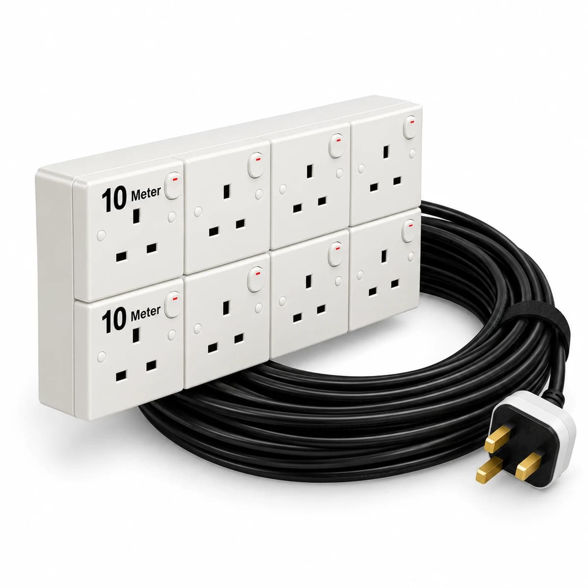 Power Extension Cord with 8 Socket 10 Meter — view 3