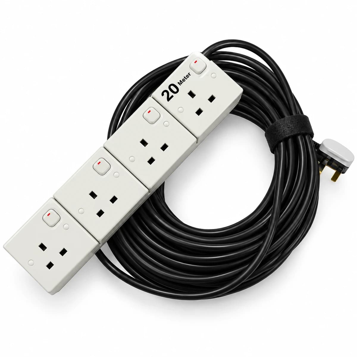 Power Extension Cord with 4 Socket 20 Meter — view 3