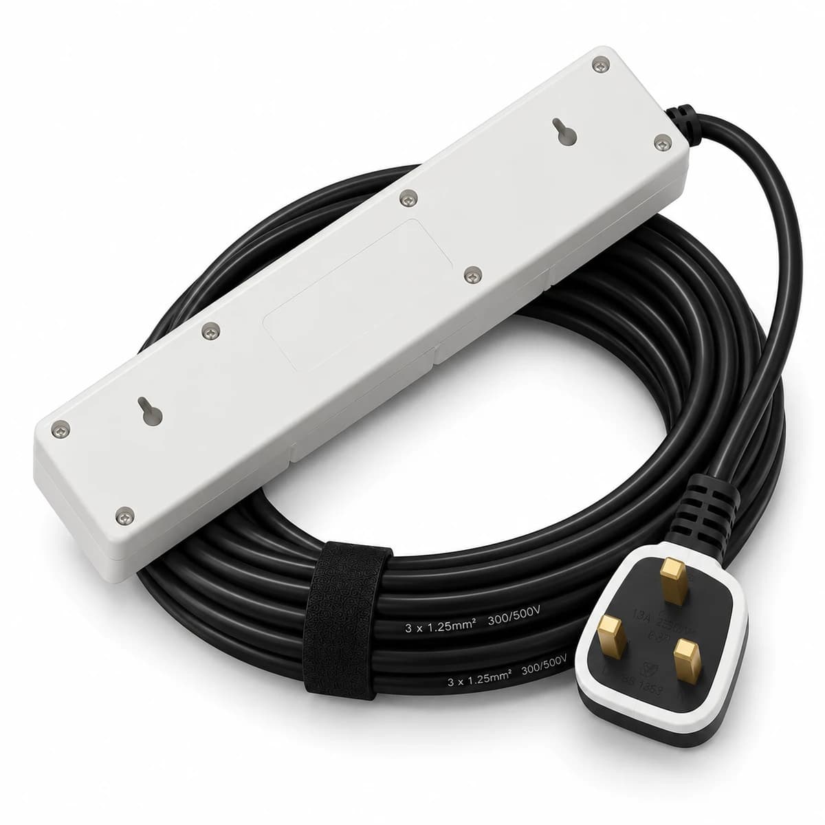 Power Extension Cord with 3 Socket 10 Meter — view 2